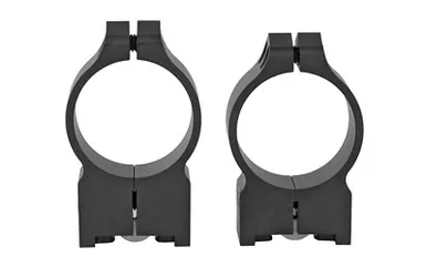WARNE Ruger M77 30MM Medium Matte Rings – Permanent Attached Fixed Ring Set