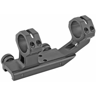 WEAVER Weaver Riser – 1" High Matte Integral Rail Picatinny Mount