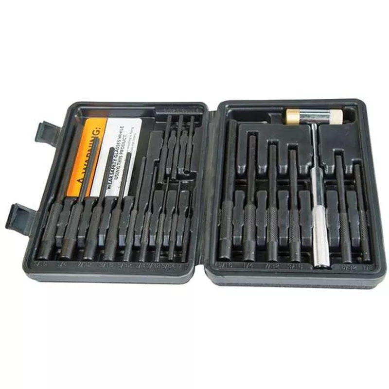 Wheeler Engineering Master Roll Pin Punch Set 18 Piece Cased