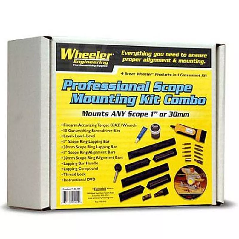 Wheeler Scope Mounting Combo Kit 1" and 30mm