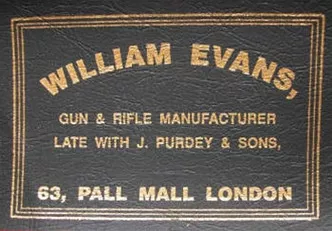 William Evans Leatherette Label