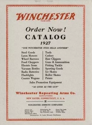 Winchester 1927 Full Catalog Reprint