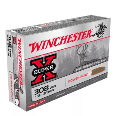 WINCHESTER SUPER-X HUNTING 308WIN 150GR PP 20RDS