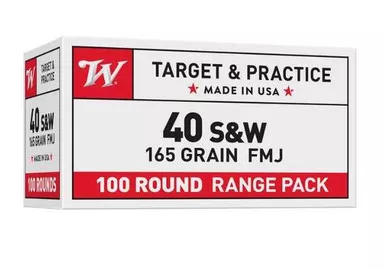 WINCHESTER USA 40S&W 65GR FMJ 100RD