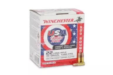 WINCHESTER USA GAME & TARGET 22LR 36GR HP 500RDS