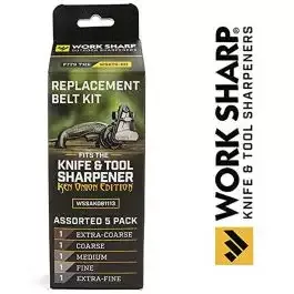 Work Sharp Assorted Belt Kit (Fits WSKTS-KO ONLY) WSSAKO81113