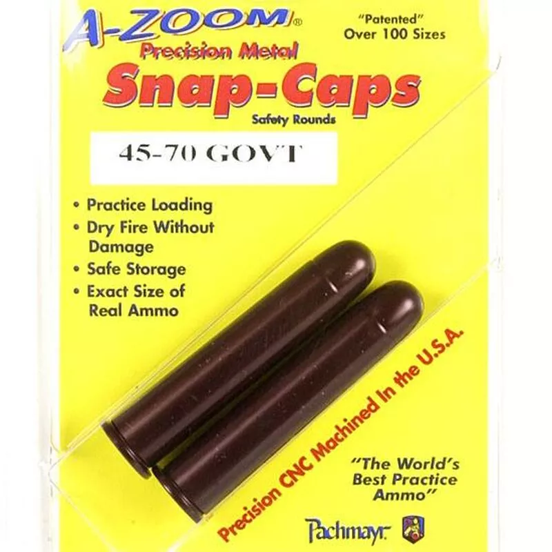 A-Zoom Precision Metal Snap Caps .45-70 Government 2 Pack 12