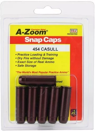 A-Zoom Snap Caps .454 Casull 6 Pack